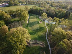 St Louis CC 2nd Green Aerial